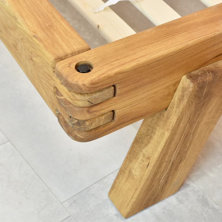 Fa tölgy ágygerendákból 180 x 200 cm  - 11