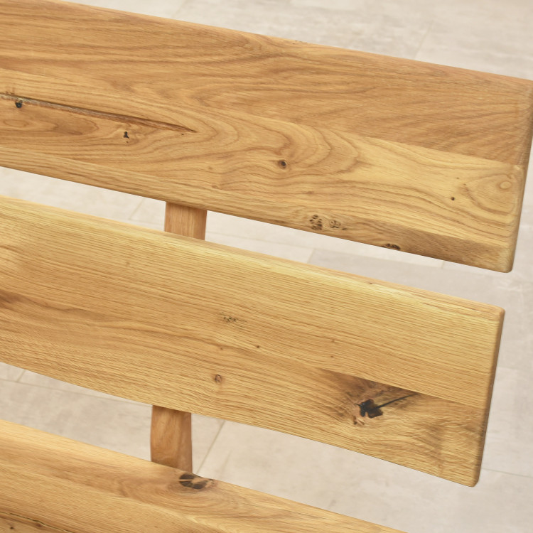 Fa tölgy ágygerendákból 180 x 200 cm  - 12