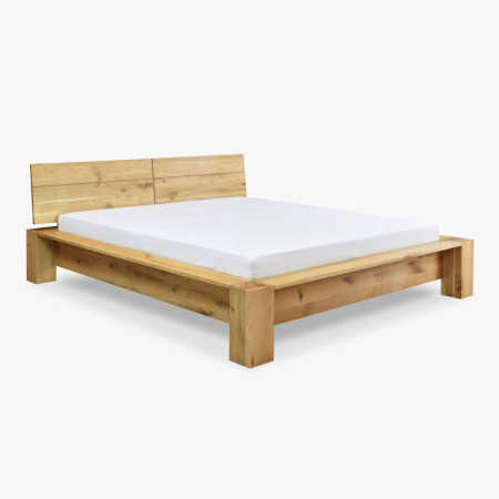 Tömör tölgyfa ágy 180 x 200 cm  - 5