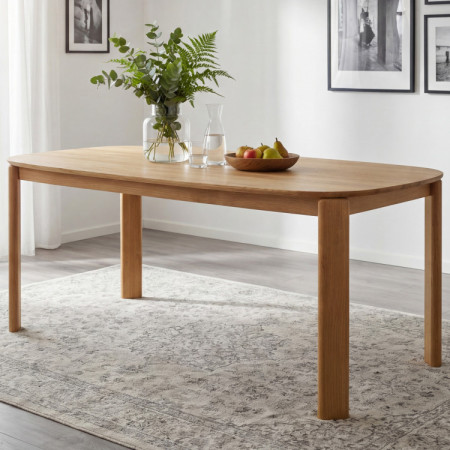 Designos fa étkezőasztal 200 x 100 cm  - 1