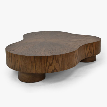 Designos dohányzóasztal dió színben  - 5