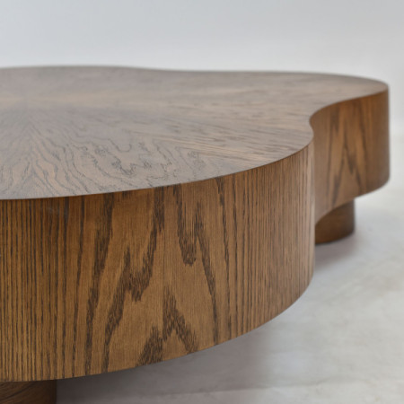 Designos dohányzóasztal dió színben  - 9