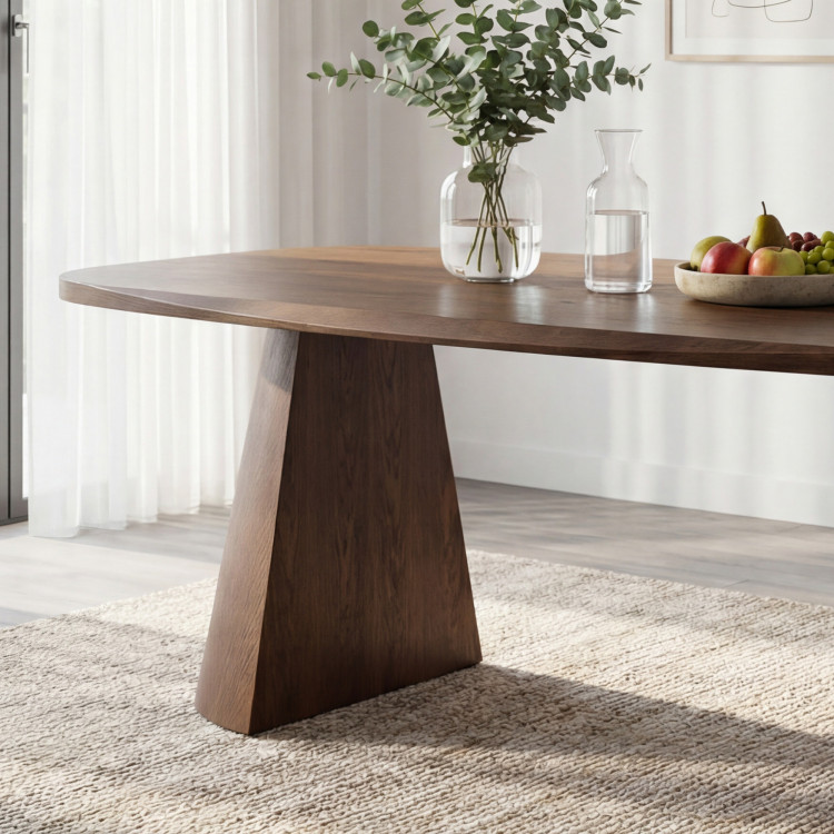 Designos 200 cm-es dió színű étkezőasztal  - 2