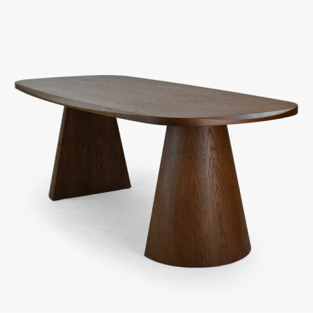 Designos 200 cm-es dió színű étkezőasztal  - 3