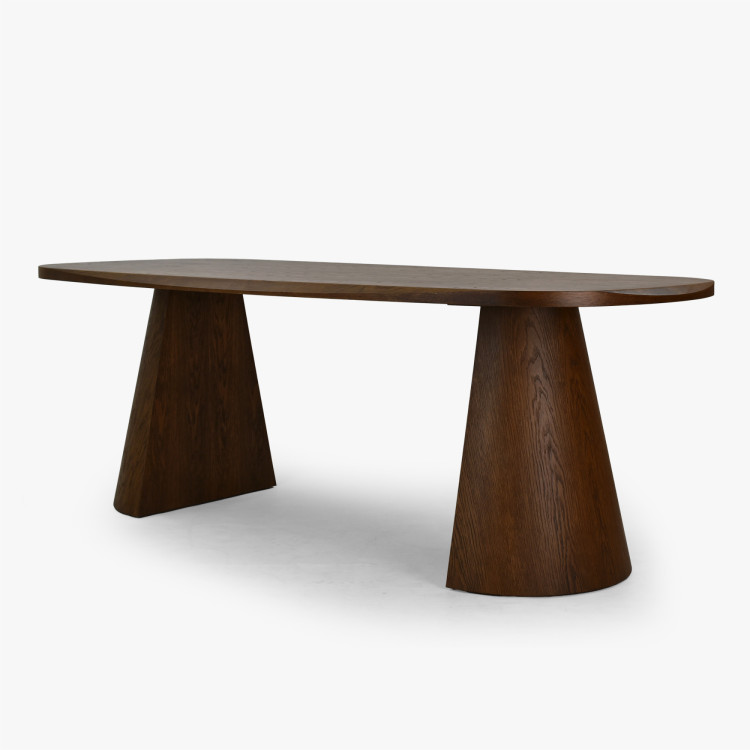 Designos 200 cm-es dió színű étkezőasztal  - 4
