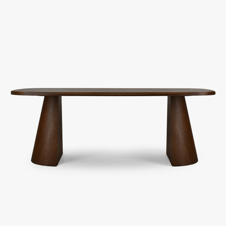 Designos 200 cm-es dió színű étkezőasztal  - 5