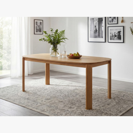 Dub design étkezőasztal Robi 200 × 100 cm és kárpitozott Arco szék  - 3