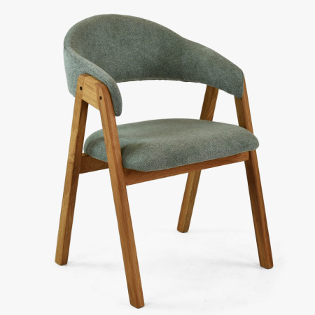 Dub design étkezőasztal Robi 200 × 100 cm és kárpitozott Arco szék  - 5