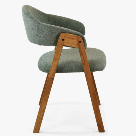 Dub design étkezőasztal Robi 200 × 100 cm és kárpitozott Arco szék  - 6