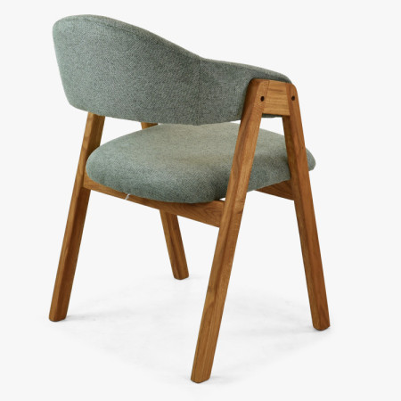 Dub design étkezőasztal Robi 200 × 100 cm és kárpitozott Arco szék  - 7