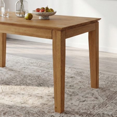 Dub asztal kihúzható 120 x 80 cm  - 3