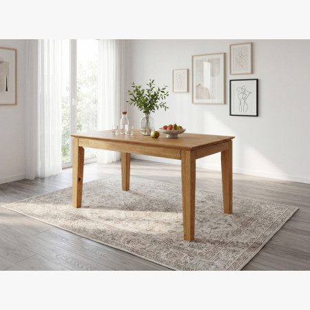 Dub asztal kihúzható 120 x 80 cm  - 6