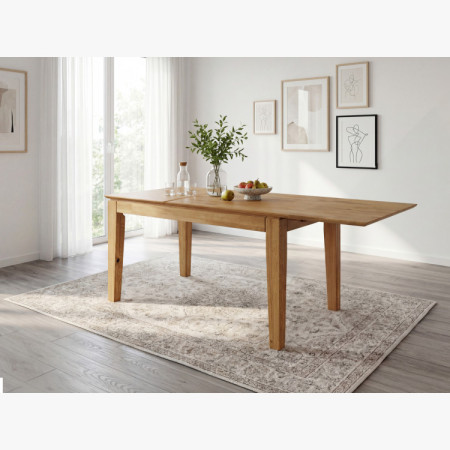 Dub asztal kihúzható 120 x 80 cm  - 7