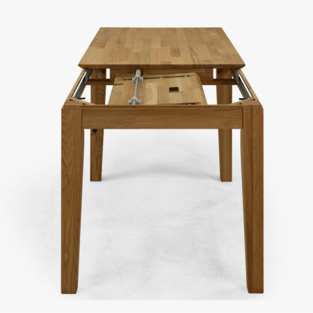 Dub asztal kihúzható 120 x 80 cm  - 14