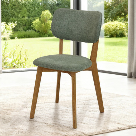 Bársony bevonatú Easy Clean étkezőszék matt színben  - 2