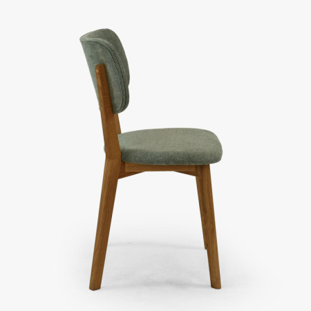 Bársony bevonatú Easy Clean étkezőszék matt színben  - 6