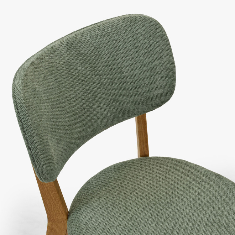 Bársony bevonatú Easy Clean étkezőszék matt színben  - 9