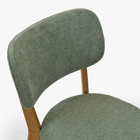 Bársony bevonatú Easy Clean étkezőszék matt színben  - 9