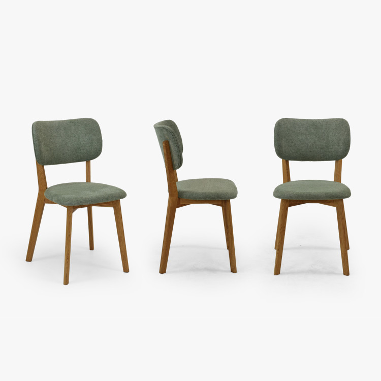 Bársony bevonatú Easy Clean étkezőszék matt színben  - 11