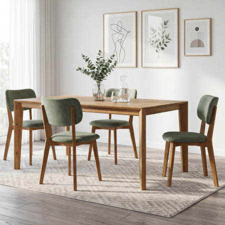 Bársony bevonatú Easy Clean étkezőszék matt színben  - 13