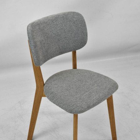 Kárpitozott étkezőszék Easy Clean szürke színben  - 7