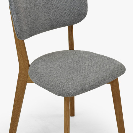 Kárpitozott étkezőszék Easy Clean szürke színben  - 10