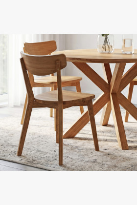 Tölgyfa szék Hanka – tömörfa étkezőszék  - 1 2