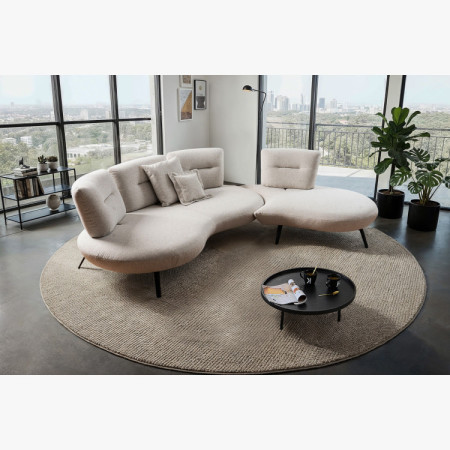 Ülőgarnitúra CURVE modern dizájn - jobb sarok  - 5