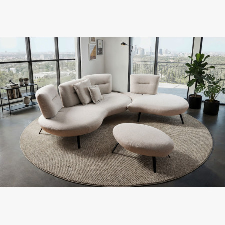 Ülőgarnitúra CURVE modern dizájn - jobb sarok  - 6