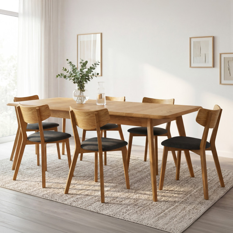 Étkezőgarnitúra Bratislava 180 × 90 cm Jonathan székekkel  - 1