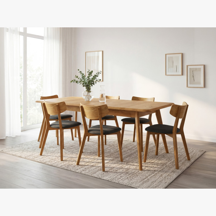 Étkezőgarnitúra Bratislava 180 × 90 cm Jonathan székekkel  - 9