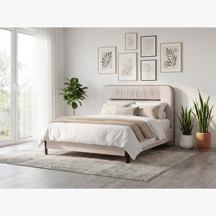 Čalouněná manželská postel 180x200 cm s úložným prostorem  - 9