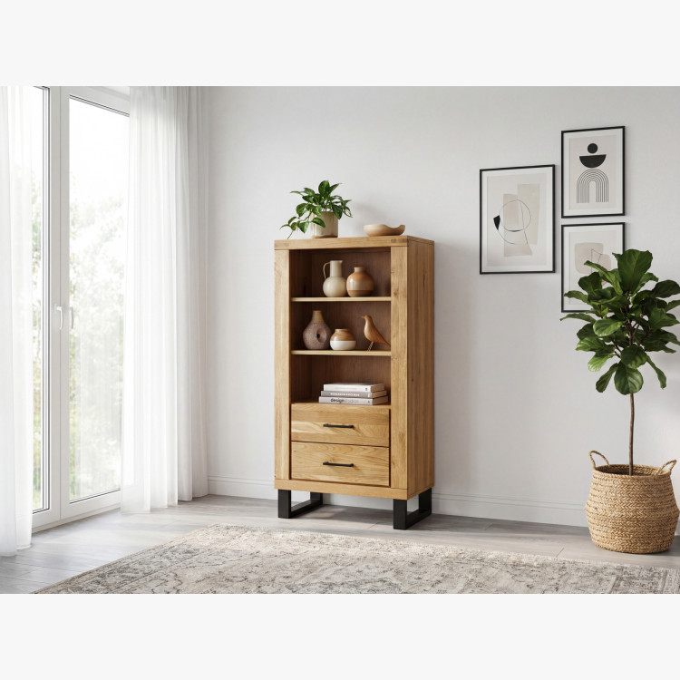 Alacsony polc fém lábakon, Martina 2344  - 3