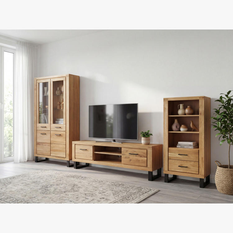 Alacsony polc fém lábakon, Martina 2344  - 7