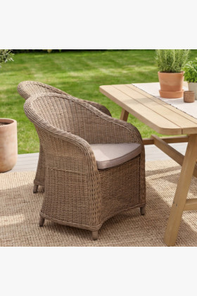 Kerti szett asztal és 4 x rattan szék 2