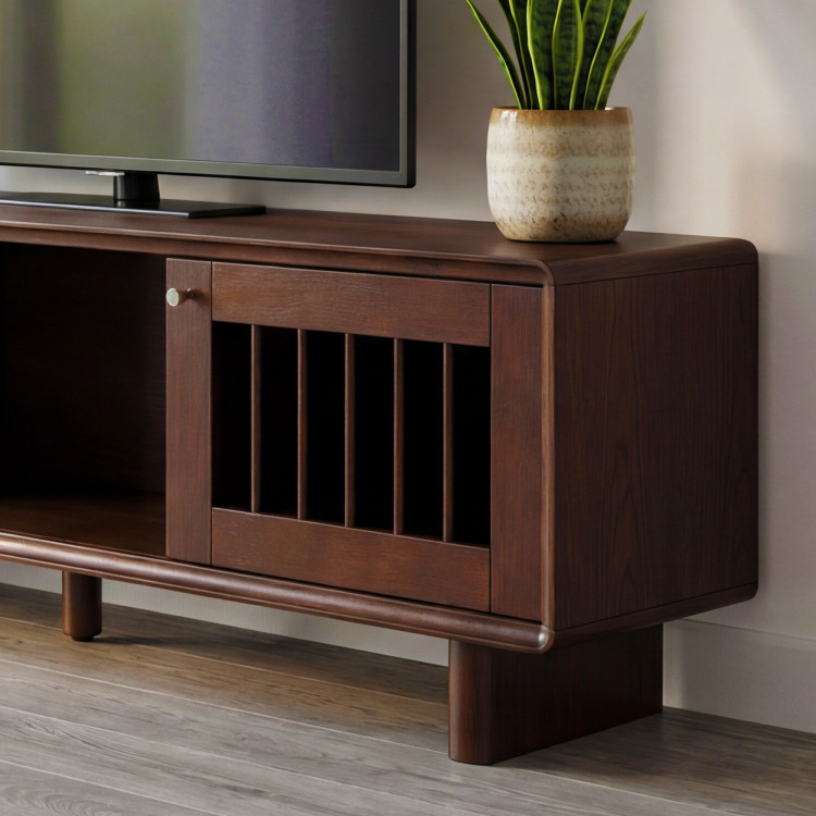 Design TV állvány dió színben – 180 cm