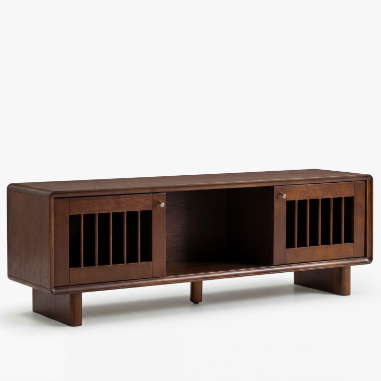 Design TV állvány dió színben – 180 cm