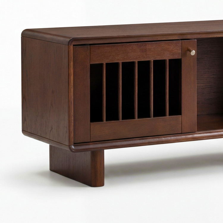 Design TV állvány dió színben – 180 cm