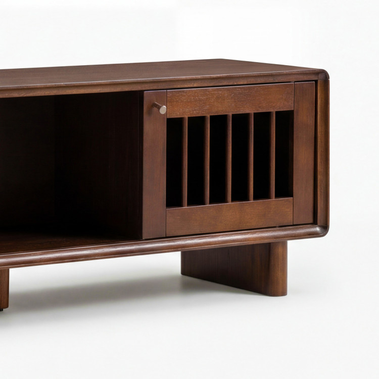 Design TV állvány dió színben – 180 cm