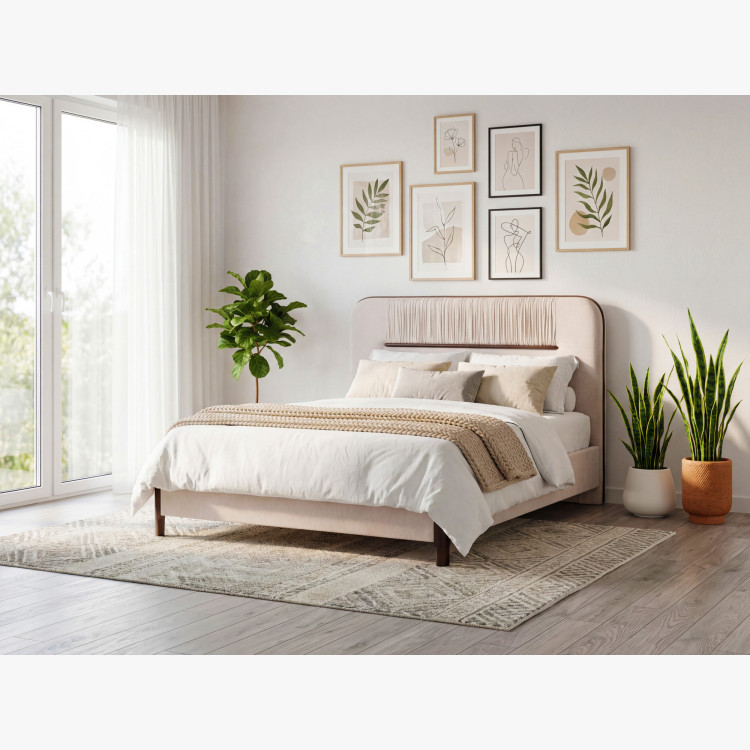 Éjjeliszekrény 2 fiókkal dió színben