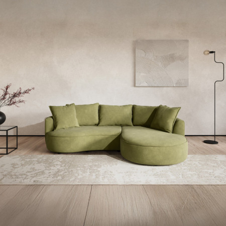 Zaoblená ülőgarnitúra SANA – jobb sarok