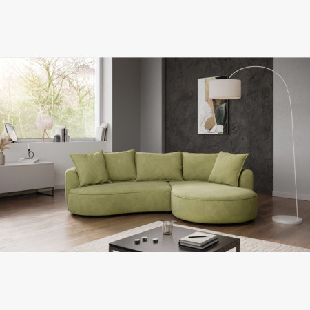 Zaoblená ülőgarnitúra SANA – jobb sarok