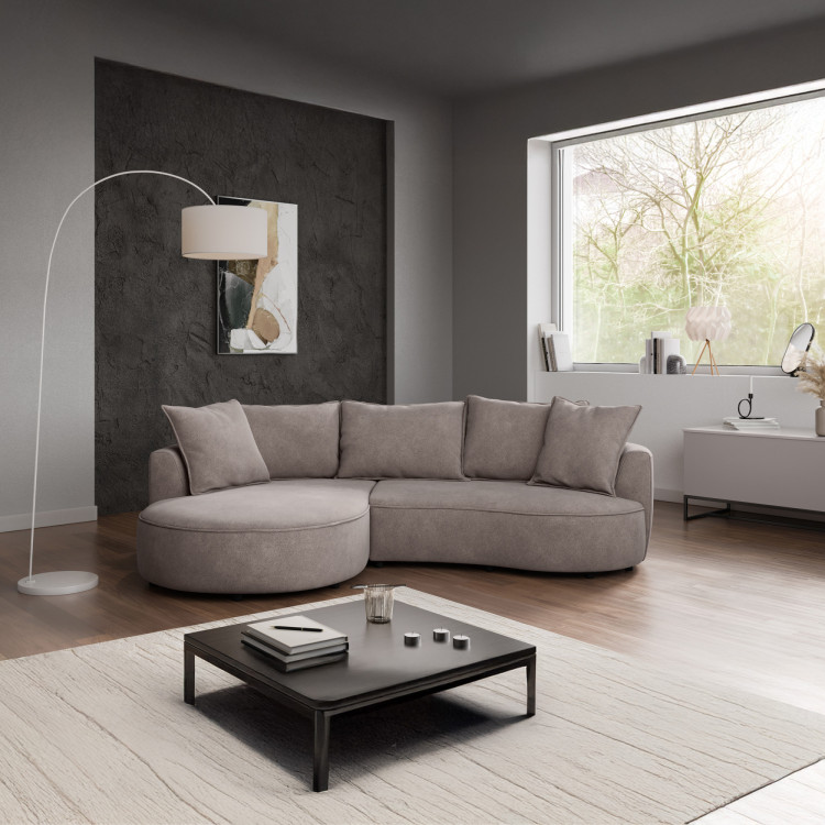 Zaoblená ülőgarnitúra SANA – bal oldali sarok