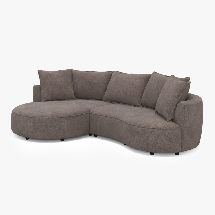 Zaoblená ülőgarnitúra SANA – bal oldali sarok