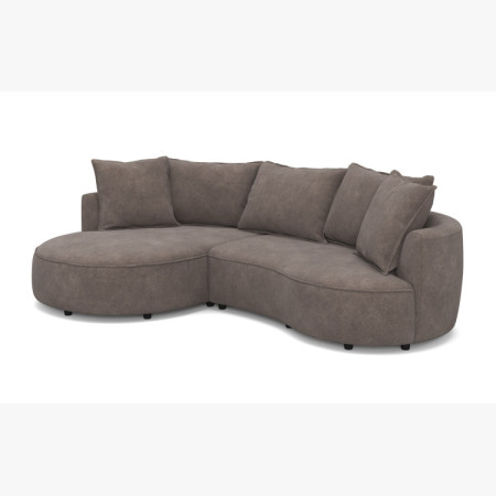 Zaoblená ülőgarnitúra SANA – bal oldali sarok