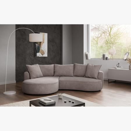 Zaoblená ülőgarnitúra SANA – bal oldali sarok