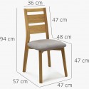 Tölgyfa szék  - 8