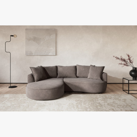 Zaoblená ülőgarnitúra SANA – bal oldali sarok