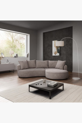 Masszív keményfa vázú, kényelmes PUR habos ülőgarnitúra párnákkal