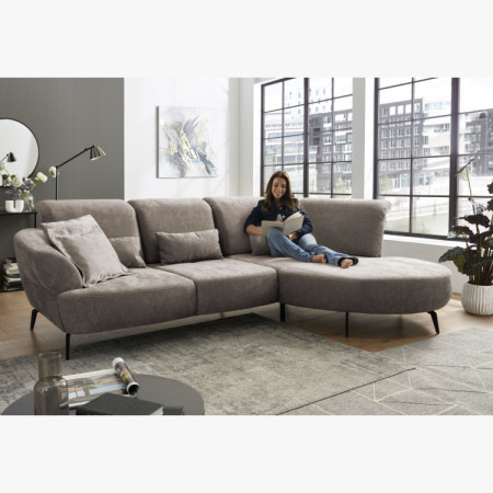Sedací sarokgarnitúra DANCE állítható kényelmi funkcióval - jobb sarok